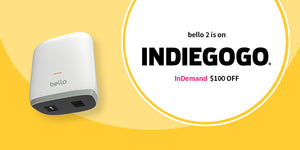 Check out bello 2 on Indiegogo today and get $100 off!